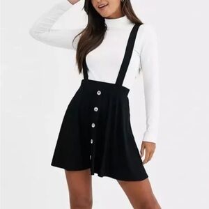 ASOS Skater Skirt with Suspenders